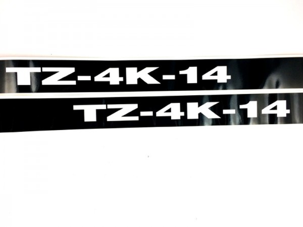 Beschriftung , Aufkleber , Bezeichnung TZ-4K14 , TZ4K
