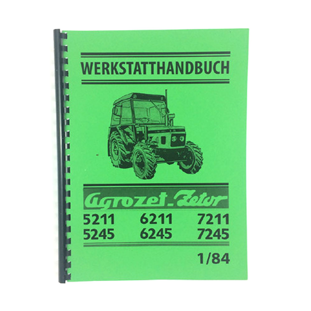 Original Zetor 5511 Schlepper Werkstatthandbuch 1968 Reparaturhandbuch 