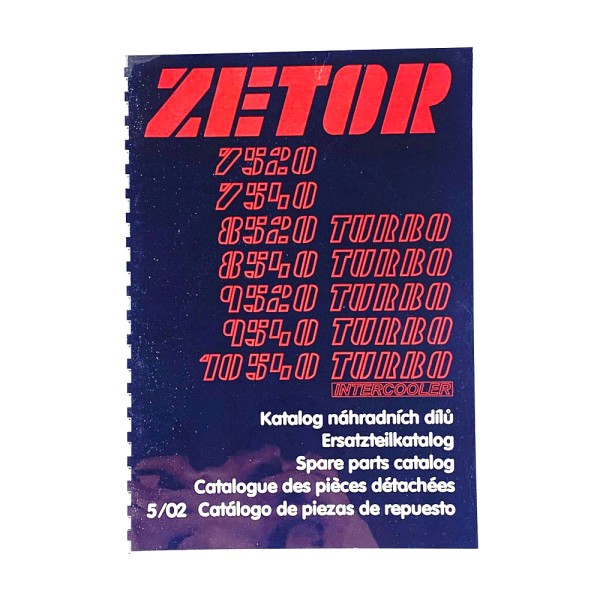 Katalog , Ersatzteilkatalog Zetor 7520-10540 , Deutsch