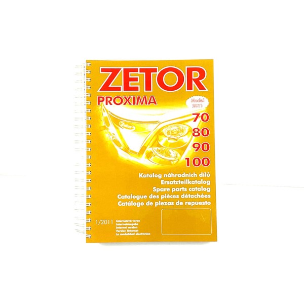 Katalog , Ersatzteilkatalog Zetor Proxima 70, 80, 90, 100
