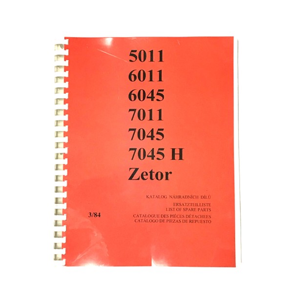 Katalog , Ersatzteilkatalog Zetor 5011-7045